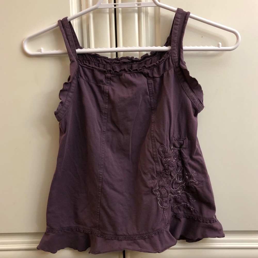Chipie girls eggplant tank top